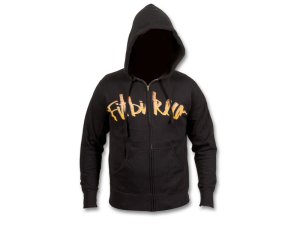 画像1: [30%OFF] Fit Script Hoodie (Grey) (1)