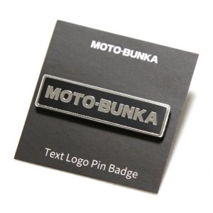 画像3: MOTO-BUNKA - Text Logo Pin Badge (3)