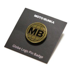 画像3: MOTO-BUNKA - Earth Logo Pin Badge Gold (3)