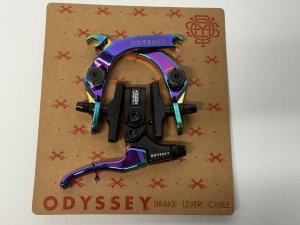 画像2: Odyssey Evo 2.5 Kit [Brake,Lever,Cable](Oil Slick) (2)