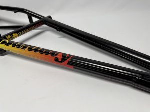 画像3: Sunday Soundwave V3 Frame [21"TT] Black/Sunset Fade Logo (3)