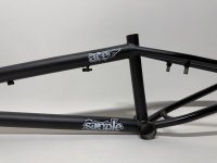 画像2: Simple Ace Frame [20.4"TT] Matt Black/Gloss Black Fade