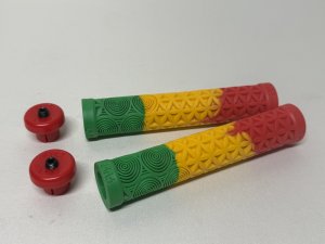 画像1: Cult AK Grips [Rasta] (1)