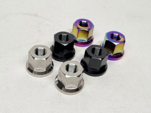 画像1: Culture Port Okesa Ti Hub Nuts [2pcs] (1)
