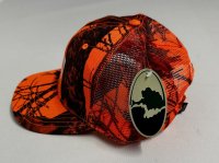 画像1: Burn Slow Brush Logo Mesh Hat