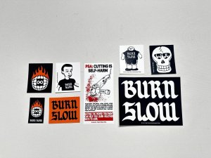 画像1: Burn Slow Sticker Pack [Logo] (1)