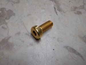 画像1: [SALE] 43Hardware Brake Lever Bolt(gold) (1)