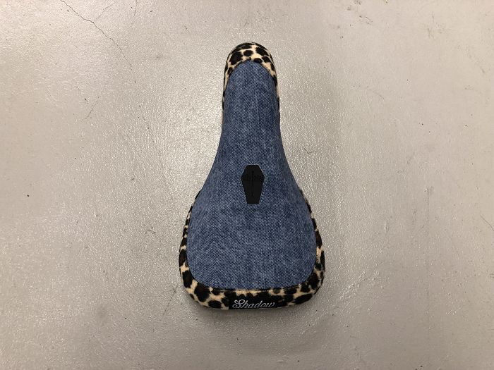 SHADOW CONSPIRACY BMX BIKE TREY JONES PENUMBRA SLIM PIVOTAL SEAT DENIM LEOPARD