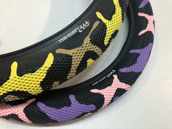 purple camo bmx tires